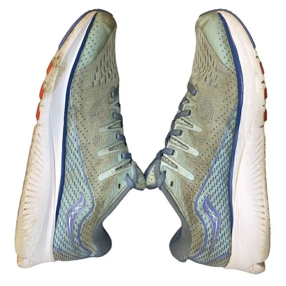 Saucony Women's Ride Iso 2 Running Shoes S10514-1 US Size 10.5 Light Blue